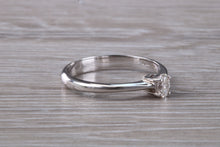 Load image into Gallery viewer, Dainty and Petite Oval cut Diamond set Solitaire