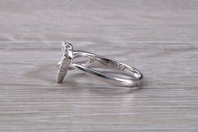 Load image into Gallery viewer, Love Heart Diamond set 18ct White Gold Ring