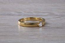 Load image into Gallery viewer, Diamond set 18ct Yellow Gold Band