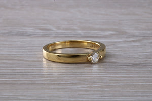 Diamond set 18ct Yellow Gold Band