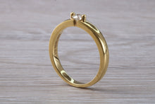 Load image into Gallery viewer, Diamond set 18ct Yellow Gold Band