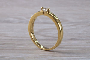 Diamond set 18ct Yellow Gold Band