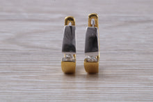 Load image into Gallery viewer, Simply Beautiful Diamond set 18ct Yellow and White Gold Earrings