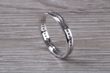 Load image into Gallery viewer, Full Circle Diamond set 18ct White Gold Eternity Ring