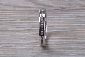 Full Circle Diamond set 18ct White Gold Eternity Ring