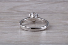 Load image into Gallery viewer, Tulip Flower Solitaire, Certified Round cut Diamond