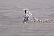 Load image into Gallery viewer, Diamond White C Z set Silver Necklace