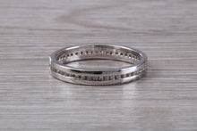 Load image into Gallery viewer, Full Circle Diamond set 18ct White Gold Eternity Ring