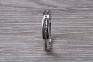 Full Circle Diamond set 18ct White Gold Eternity Ring