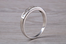 Load image into Gallery viewer, Traditional Princess cut Diamond set 18ct White Gold Eternity Ring