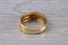 Load image into Gallery viewer, 8 mm Wide Diamond set 18ct Yellow Gold Ring