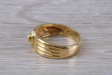 Load image into Gallery viewer, 8 mm Wide Diamond set 18ct Yellow Gold Ring