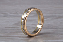 Load image into Gallery viewer, Beautiful Diamonds set 18ct Yellow Gold, 18ct Rose Gold and Platinum Band