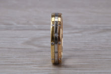 Load image into Gallery viewer, Beautiful Diamonds set 18ct Yellow Gold, 18ct Rose Gold and Platinum Band