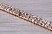 Load image into Gallery viewer, Three carats very unusual Rose Gold Diamond set Bracelet