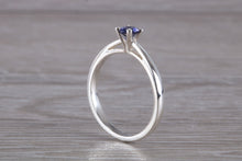 Load image into Gallery viewer, Natural Iolite Gemstone set Silver Ring