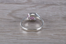 Load image into Gallery viewer, Silver Ring set with Natural Pink Topaz. November birthstone,Sagittarius Zodiac Gemstone.Perfect birthday or Anniversary Gift.