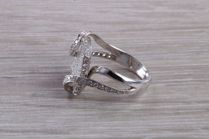 Natural Diamond set ladies Cocktail ring. natural diamonds and 18ct gold. Dress, cocktail, anniversary,statement ring. Perfect Gift idea