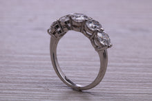 Load image into Gallery viewer, Traditional 2.50 carat Moissanite Diamond Eternity Ring