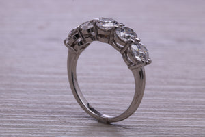 Traditional 2.50 carat Moissanite Diamond Eternity Ring