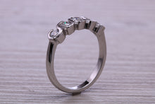 Load image into Gallery viewer, One carat Moissanite Diamond set Platinum Eternity Ring