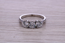 Load image into Gallery viewer, One and Quarter carat Trilogy Diamond set Ring