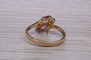 Amethyst and Opal set Yellow Gold Ring