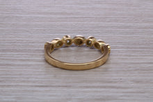 Load image into Gallery viewer, Yellow Gold Marquise and Round cut Diamond set 18ct Yellow Gold Band