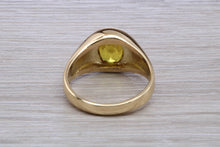 Load image into Gallery viewer, 3.50 carat Natural Yellow Sapphire 18ct Yellow Gold Ring