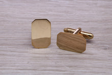 Load image into Gallery viewer, Gentlemen&#39;s Solid Gold Cuff Links