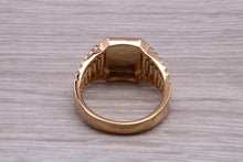 Load image into Gallery viewer, Rolex strap style Signet ring, suitable for ladies and gents of all age groups, available in your choice of precious metals
