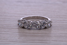 Load image into Gallery viewer, Traditional 2.50 carat Moissanite Diamond Eternity Ring