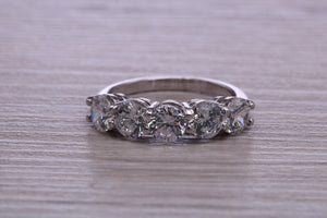 Traditional 2.50 carat Moissanite Diamond Eternity Ring