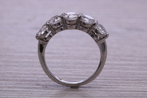 Traditional 2.50 carat Moissanite Diamond Eternity Ring