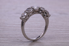 Load image into Gallery viewer, Traditional 2.50 carat Moissanite Diamond Eternity Ring