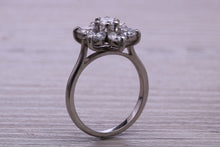 Load image into Gallery viewer, Two carat Seven Stone Moissanite Diamond Cluster Ring