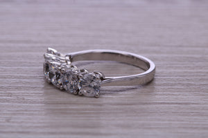 2.50ct 5 stone Moissanite Diamond Eternity Ring