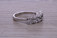 Load image into Gallery viewer, 2.50ct 5 stone Moissanite Diamond Eternity Ring