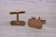 Load image into Gallery viewer, Gentlemen&#39;s Solid Gold Cuff Links