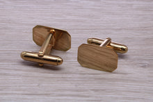 Load image into Gallery viewer, Gentlemen&#39;s Solid Gold Cuff Links