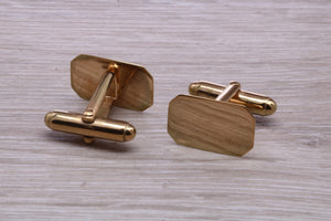 Gentlemen's Solid Gold Cuff Links