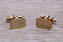 Load image into Gallery viewer, Gentlemen&#39;s Solid Gold Cuff Links