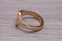 Load image into Gallery viewer, Chunky Oval Yellow Gold Signet Ring