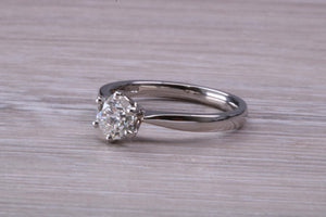 Elegant and Timeless One carat Diamond Solitaire