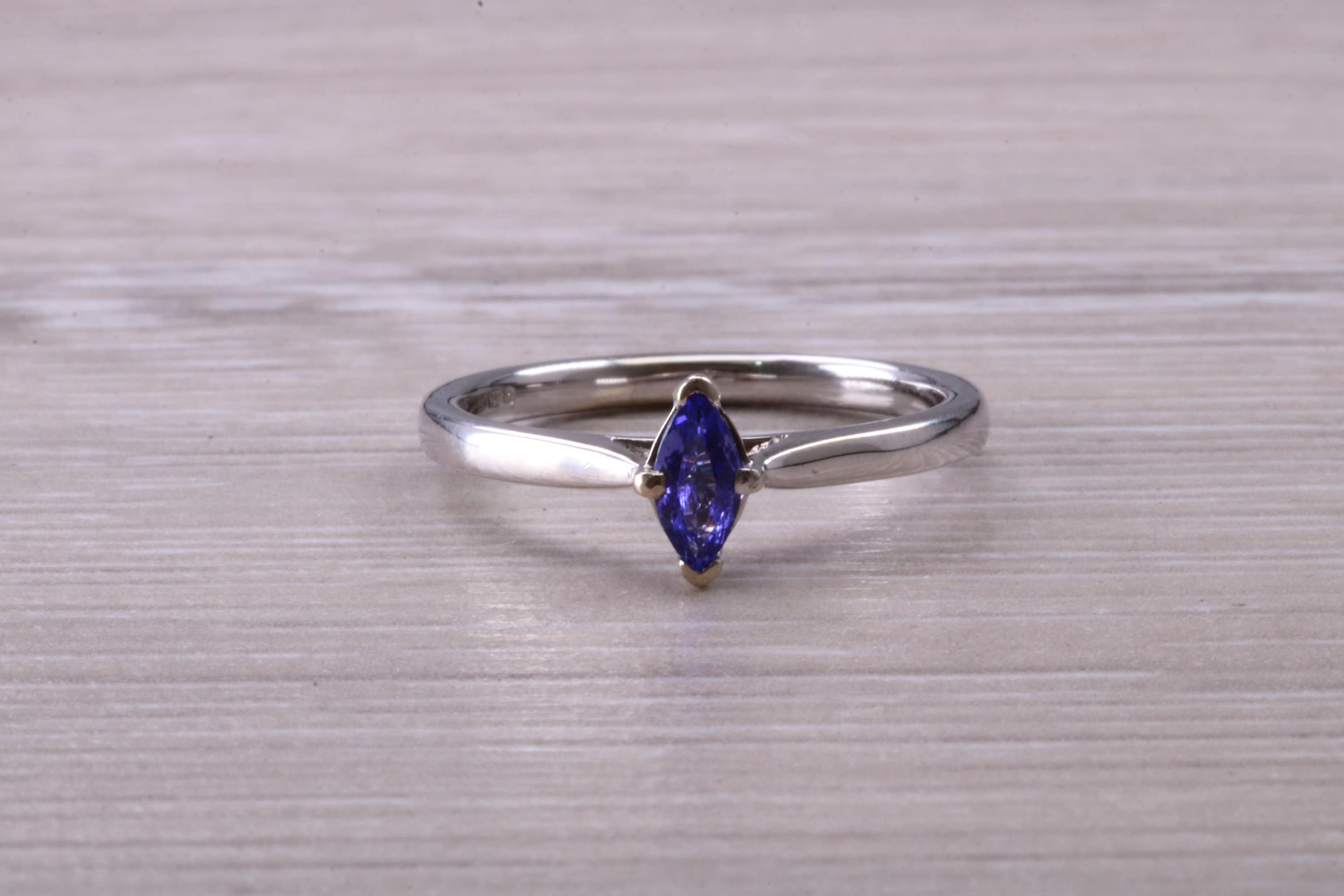 Natural Tanzanite Ring, Marquise Cut Gemstone, Tanzanite Gemstone, cheapest 925 Sterling Silver, For Women, Engagement Ring, Wedding Gift, Certified