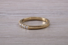 Load image into Gallery viewer, Traditional Diamond set Yellow Gold Eternity Ring