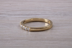 Traditional Diamond set Yellow Gold Eternity Ring