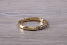 Load image into Gallery viewer, Traditional Diamond set Yellow Gold Eternity Ring