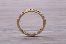 Load image into Gallery viewer, Traditional Diamond set Yellow Gold Eternity Ring