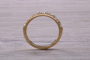 Traditional Diamond set Yellow Gold Eternity Ring